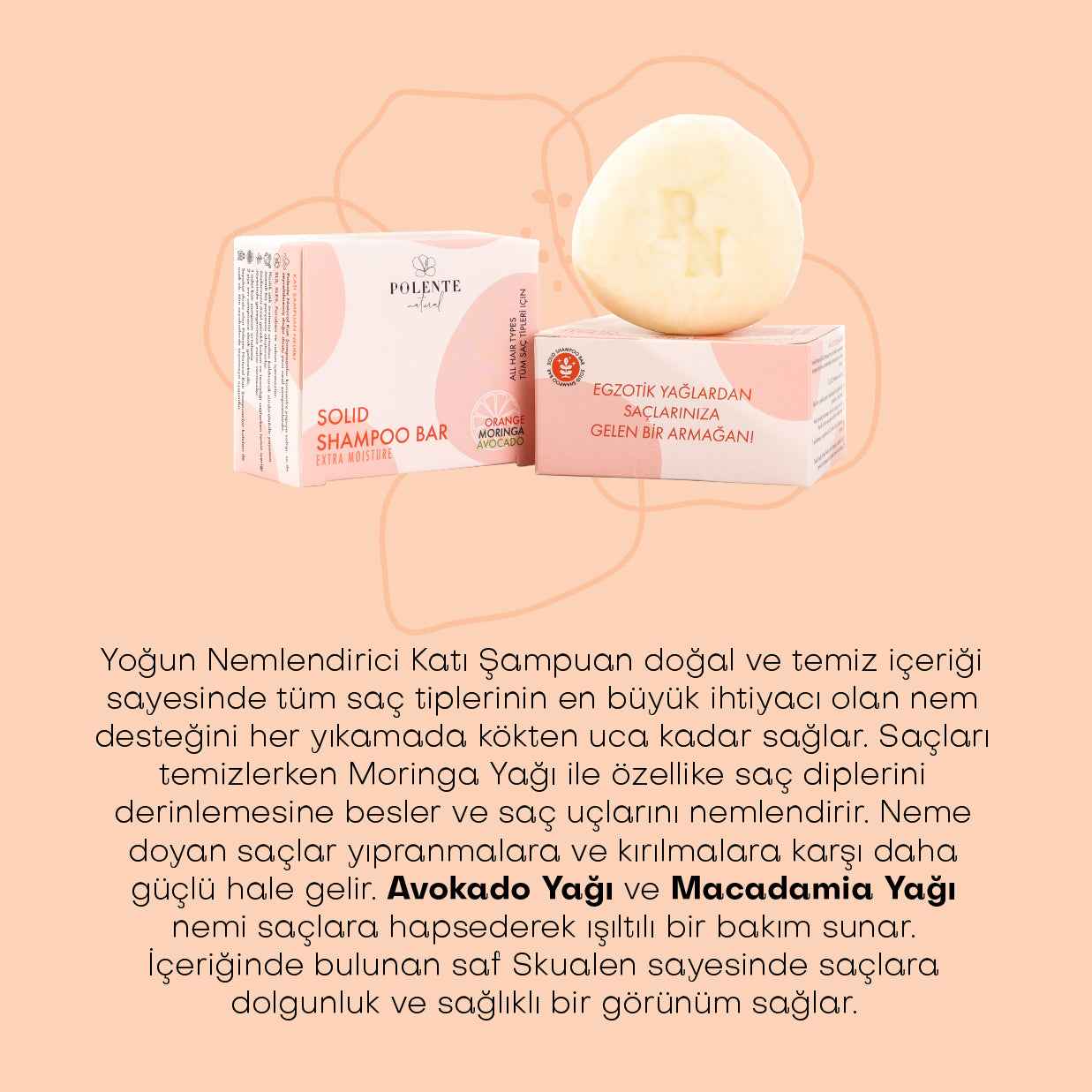 Yoğun Nemlendirici Katı Şampuan / Tüm Saç Tipleri (110 gr)