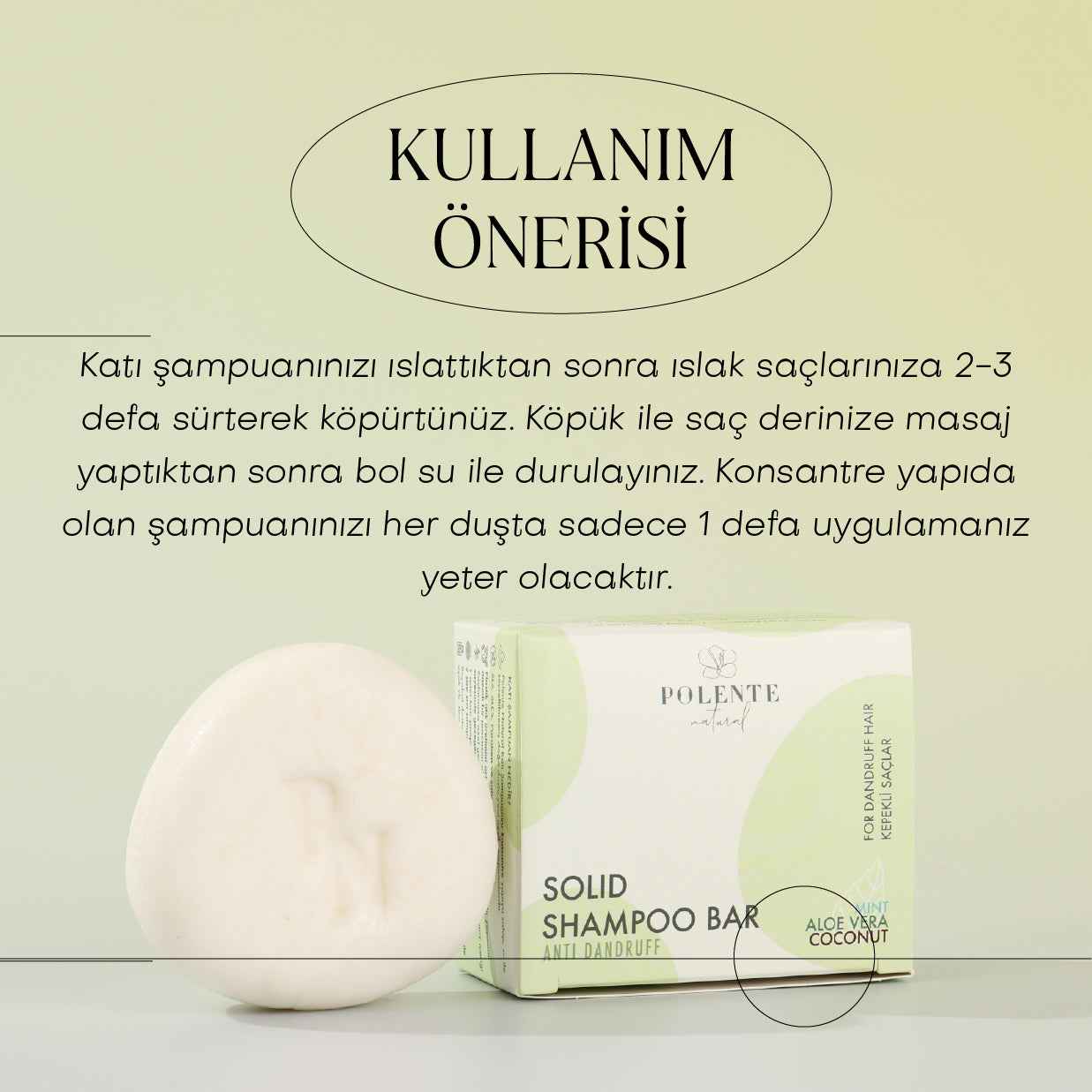 Rahatlatıcı Katı Şampuan / Kepek Karşıtı (110 gr)