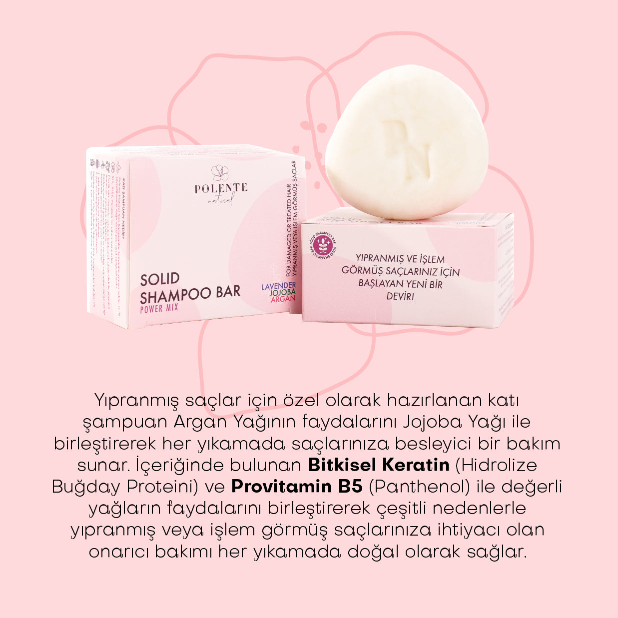 Onarıcı-Besleyici Katı Şampuan/ Yıpranmış-İşlem Görmüş Saçlar (110 gr)