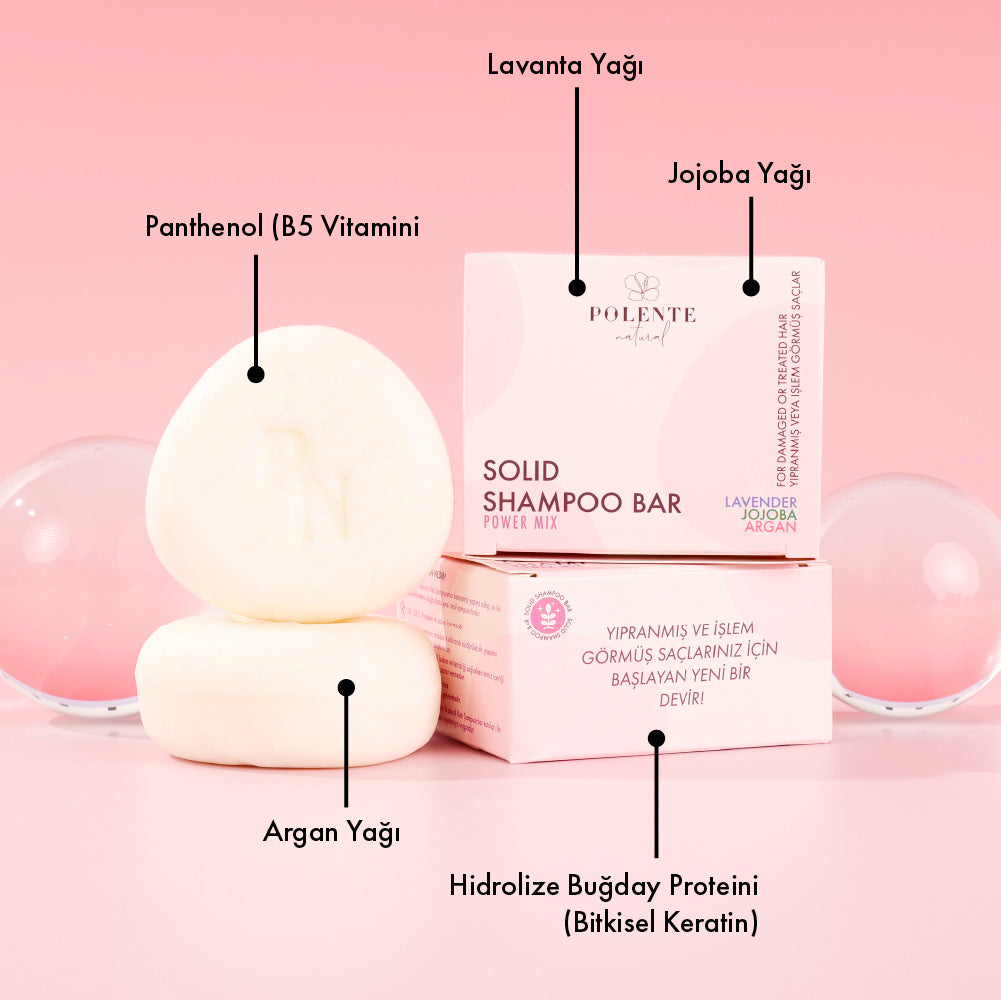 Onarıcı-Besleyici Katı Şampuan/ Yıpranmış-İşlem Görmüş Saçlar (110 gr)