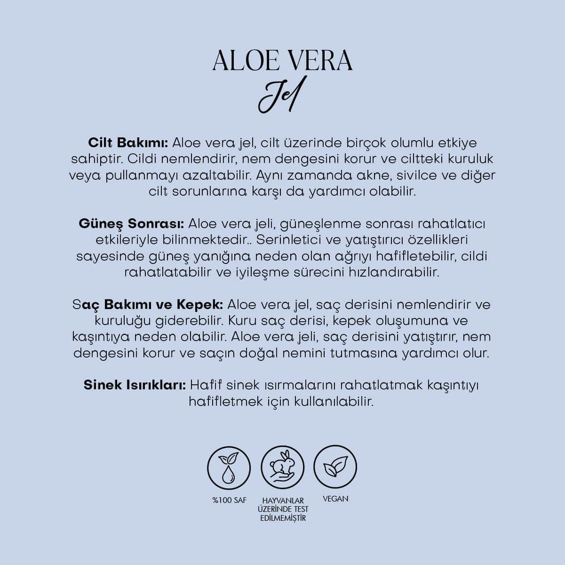 Aloe Vera Jel & Gül Suyu