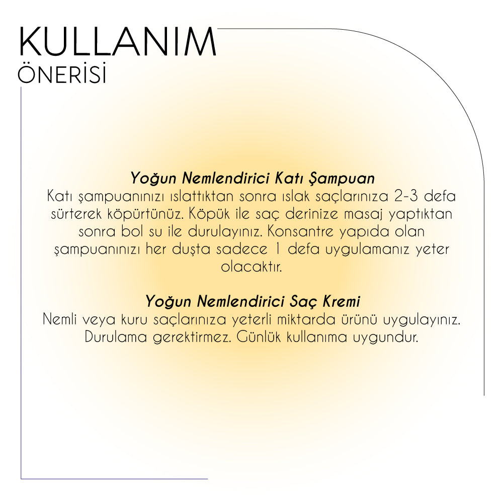 Yoğun Nemlendirici Saç Bakım Seti