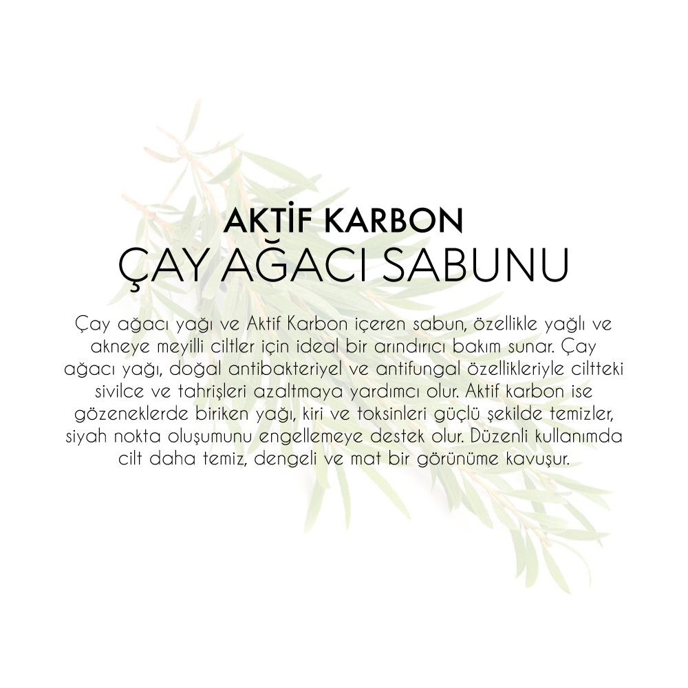 Çay Ağacı Sabunu - Cilt Temizleme Sabunu (110 gr)