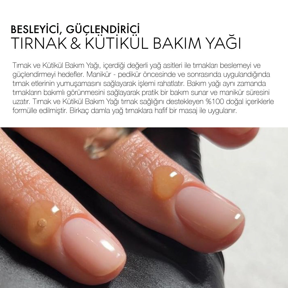 Tırnak & Kütikül Bakım Yağı - Besleyici, Güçlendirici (10 ml)