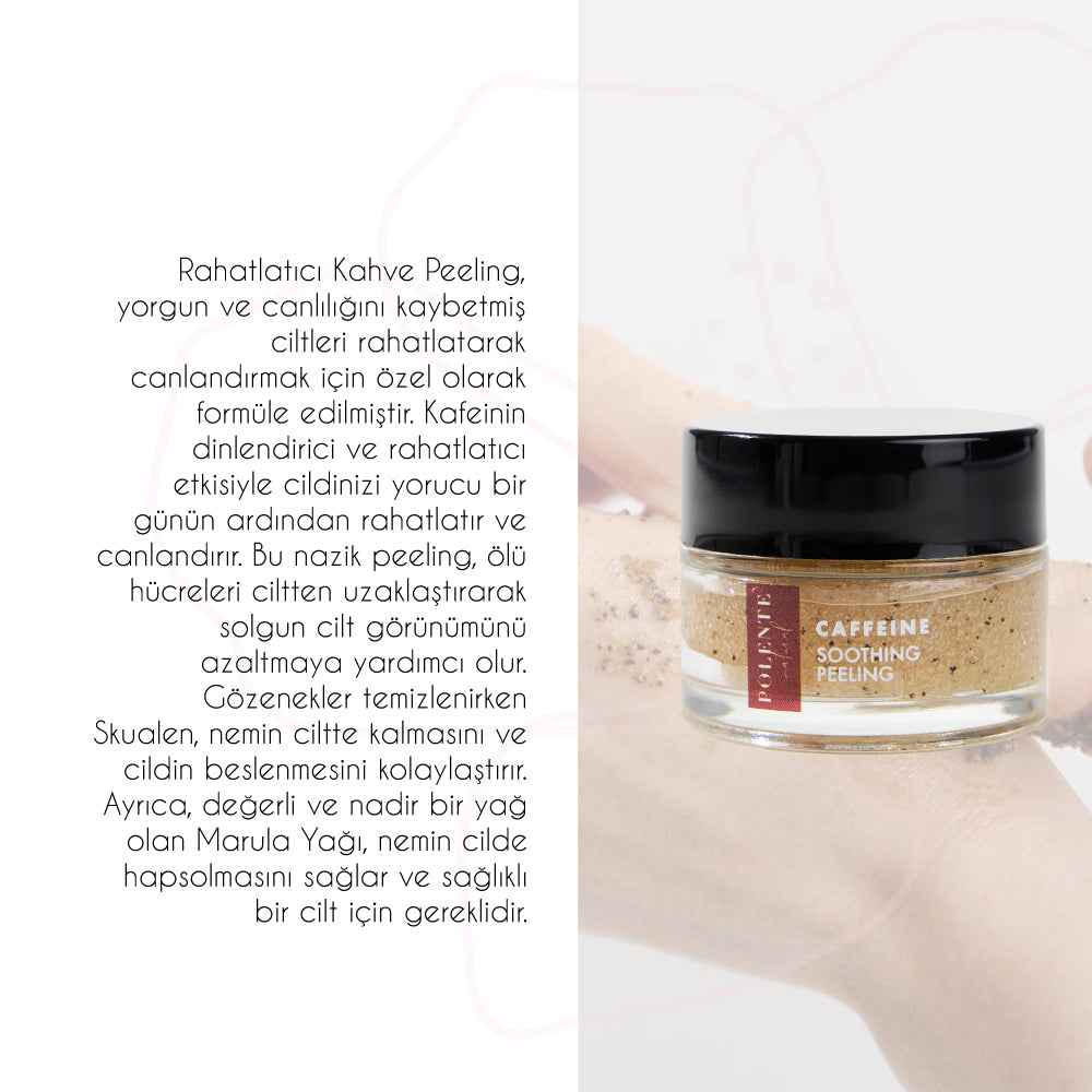 Squalane Rahatlatıcı Peeling INCI etiketi ve kullanım talimatları