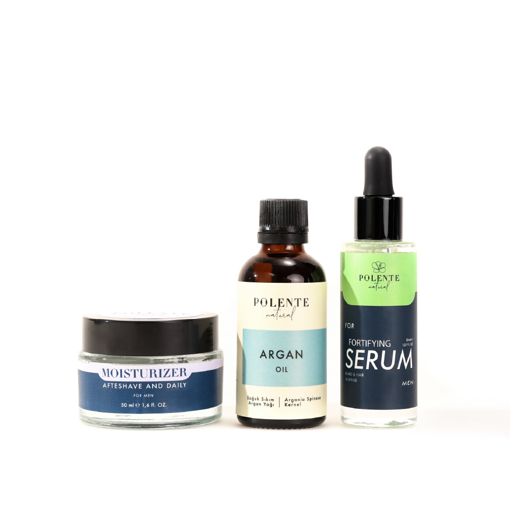 Men’s Beard Care Set -Tıraş ve Sakal 3&