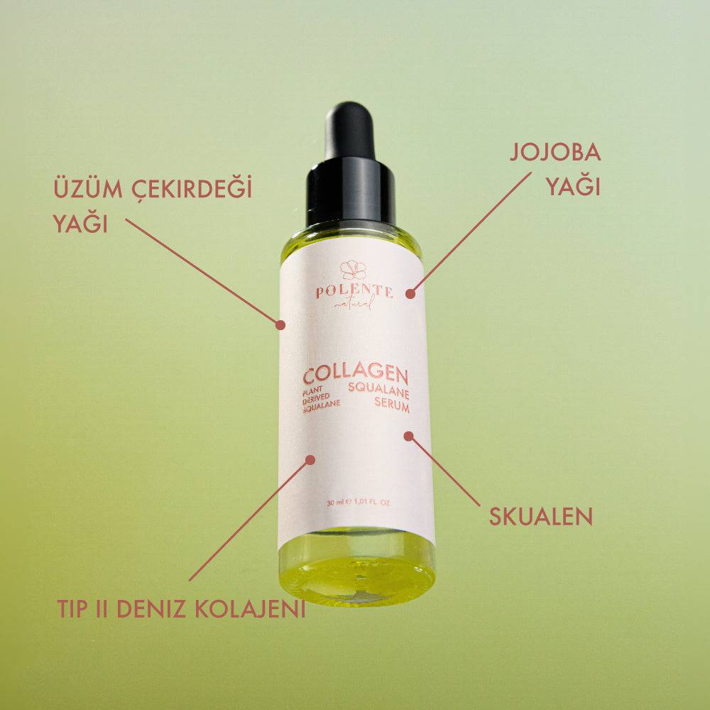 COLLAGEN & SQUALANE SERUM - Kırışıklık Karşıtı Kolajen Serum (30 ml)