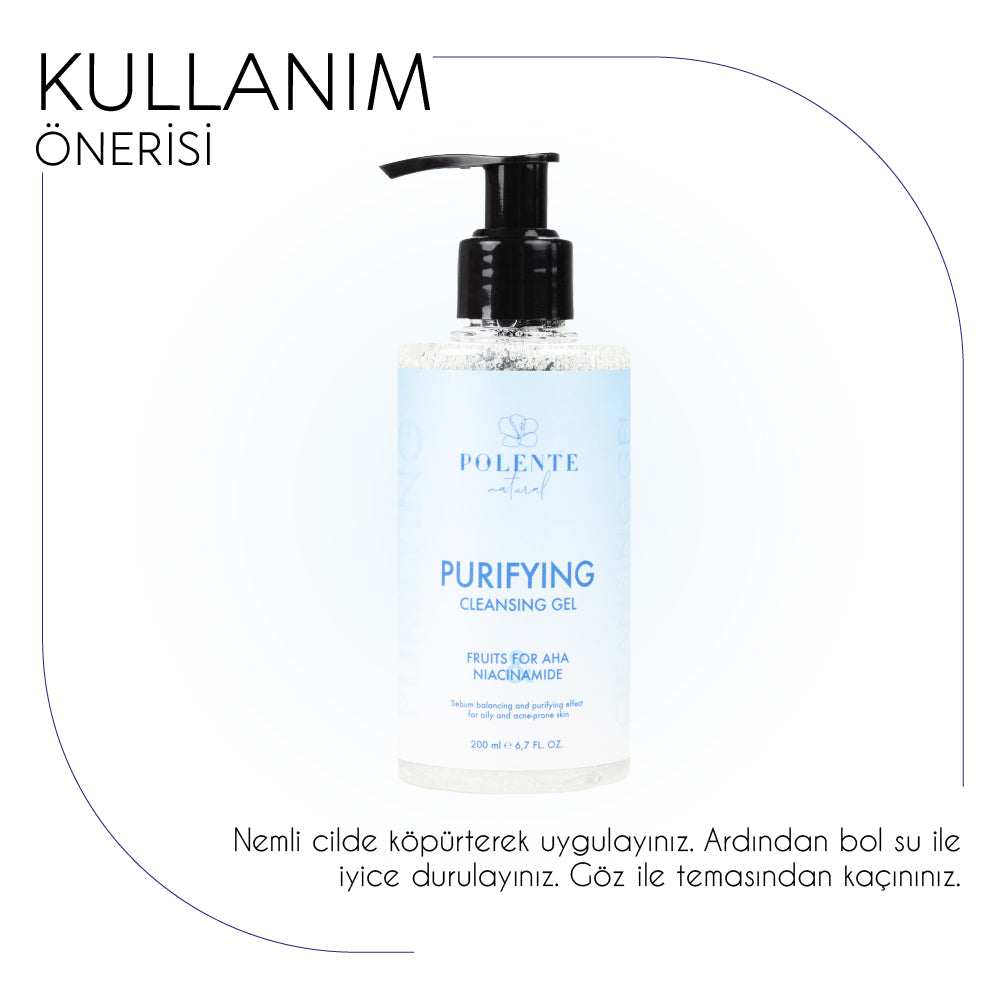 Purifying Cleansing Gel Arındırıcı Yüz Yıkama Jeli / Yağlı ve Akneye Yatkın Ciltler (200 ml)