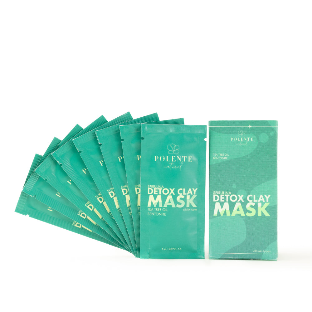 Spirulina Yosunlu Detoks Kil Maskesi (8 Adet x 8 ml)