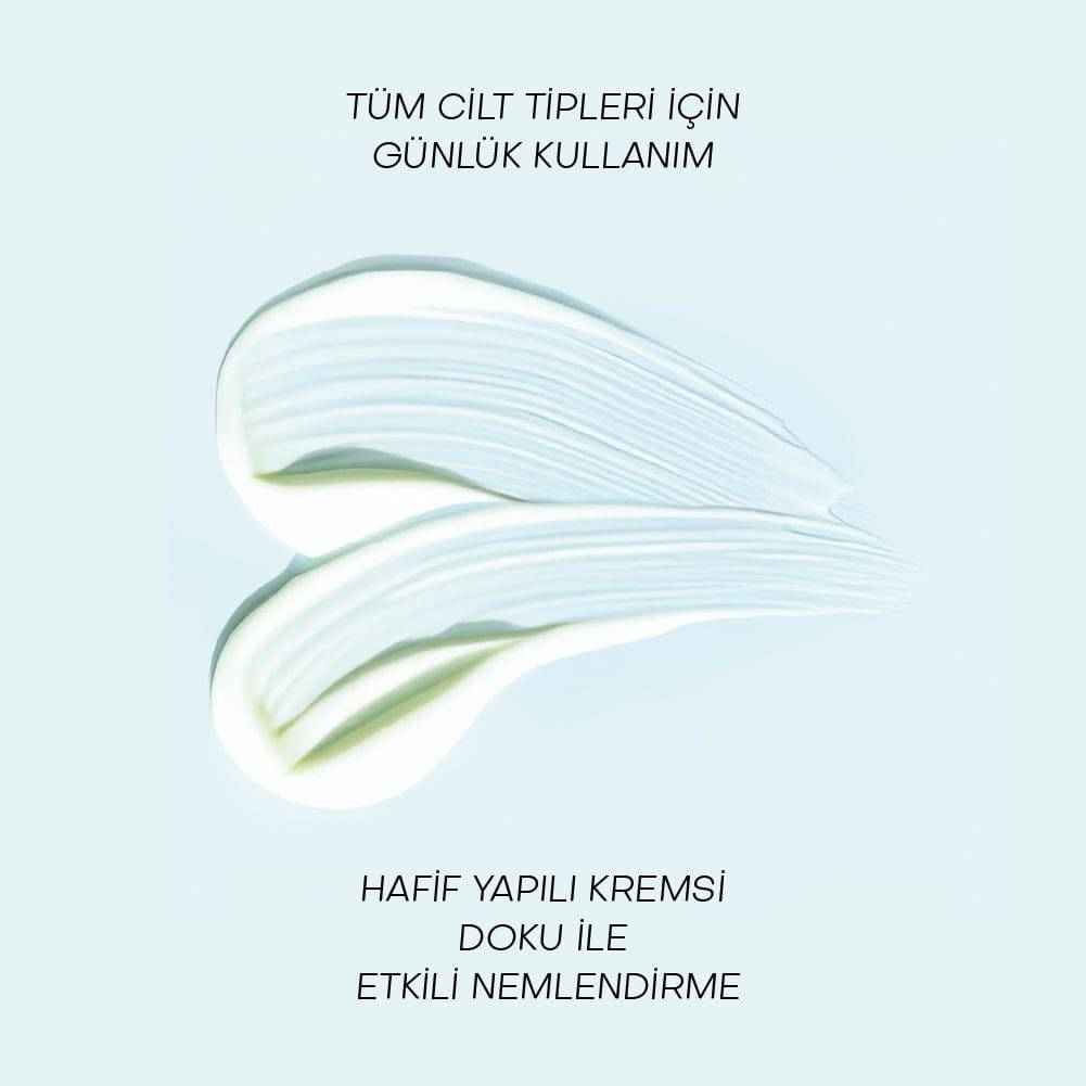 HYDRA MOIST CREAM - Hyalüronik Asit & Skualen İçeren Nemlendirici Krem (50 ml)