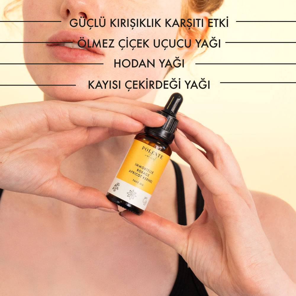Ölmez Çiçek & Hodan Kırışıklık Karşıtı Yüz Yağı (30 ml)