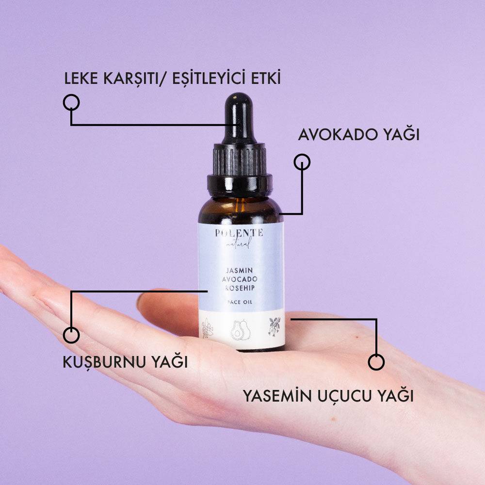 Yasemin & Kuşburnu Eşitleyici Yüz Yağı (30 ml)