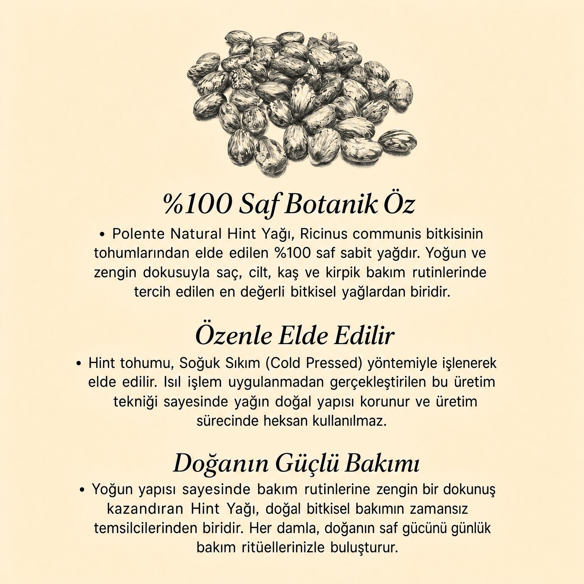 Castor Oil - Cold Pressed (50 ml)