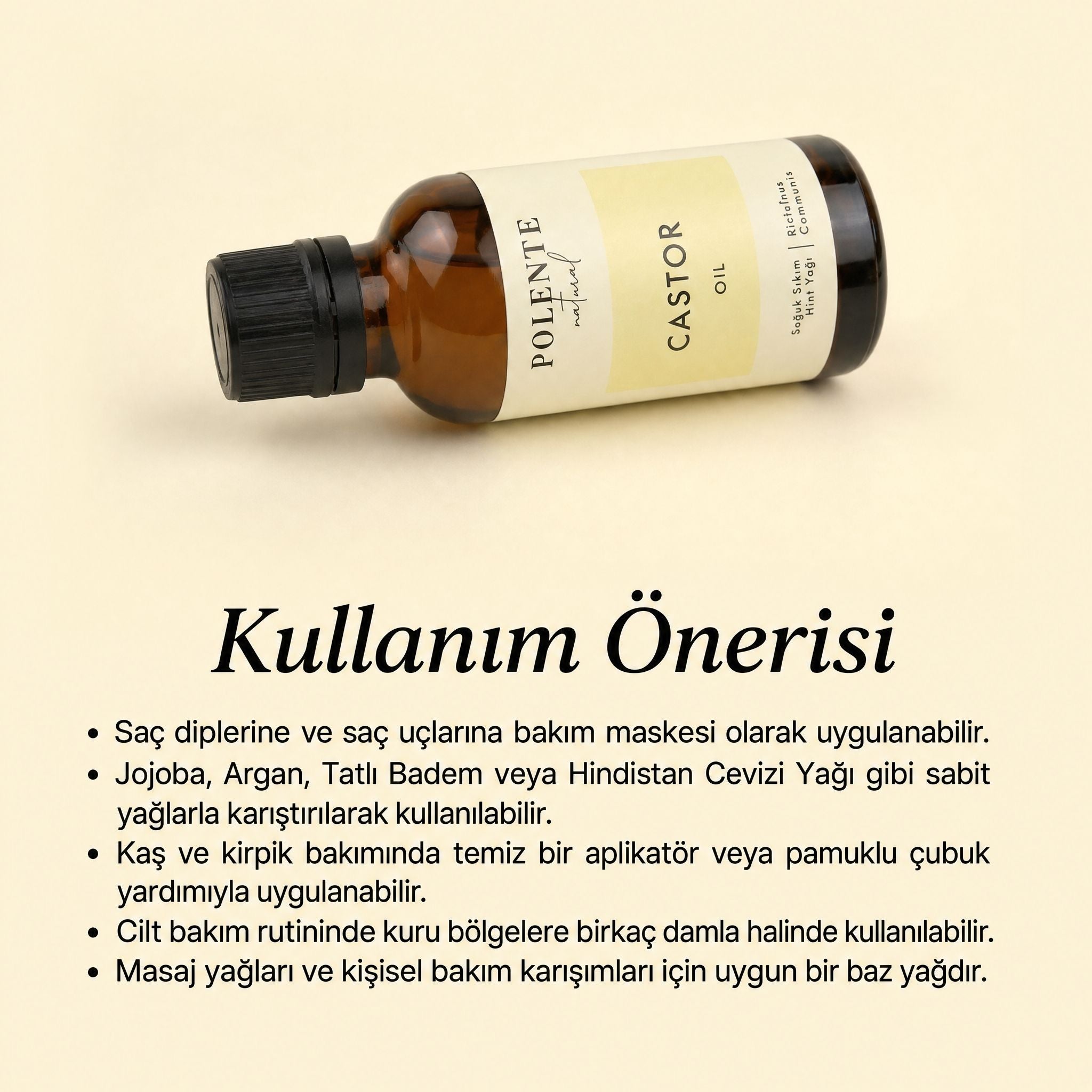 Castor Oil - Cold Pressed (50 ml)