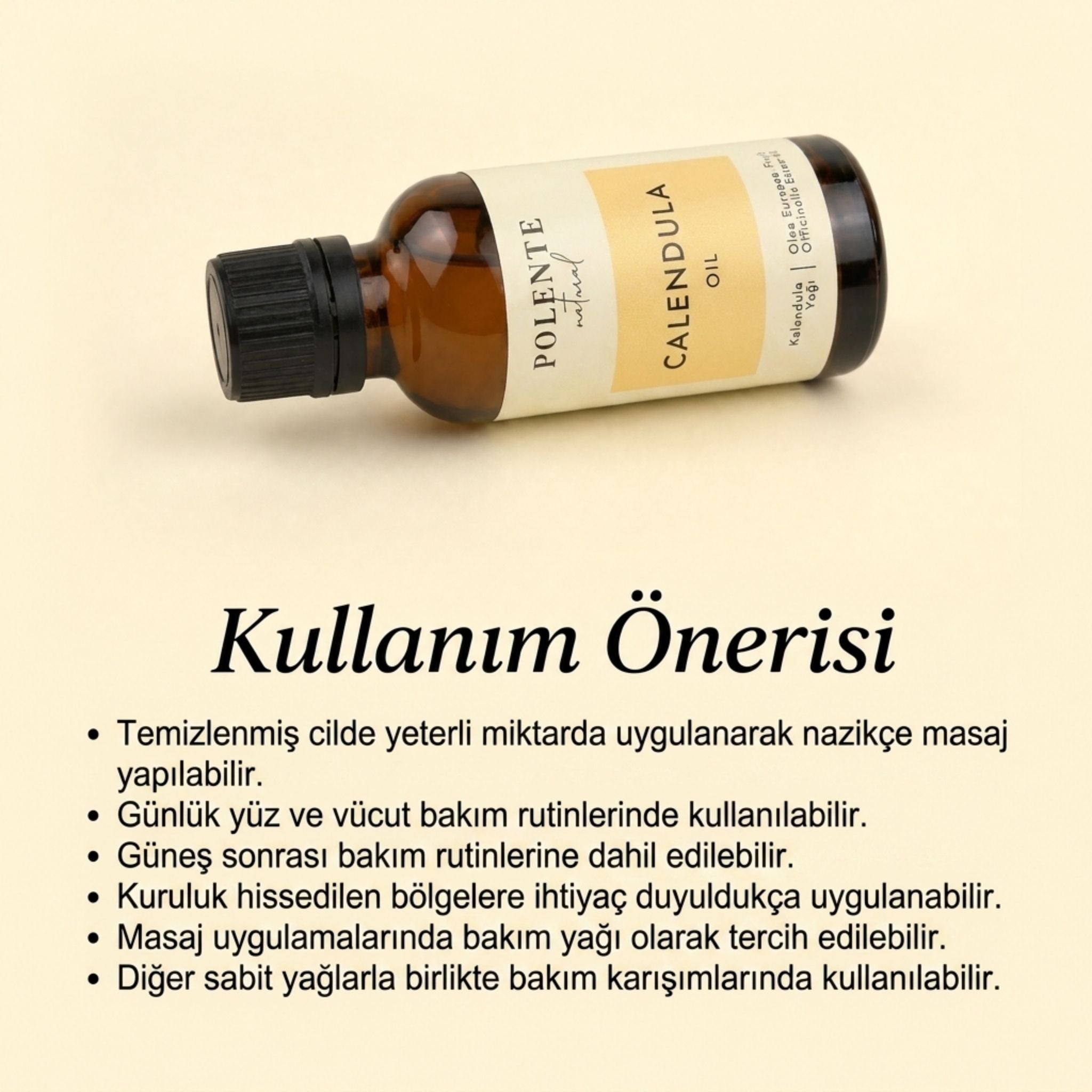 Kalendula Yağı - Aynı Sefa Yağı (50 ml) - Polente Natural