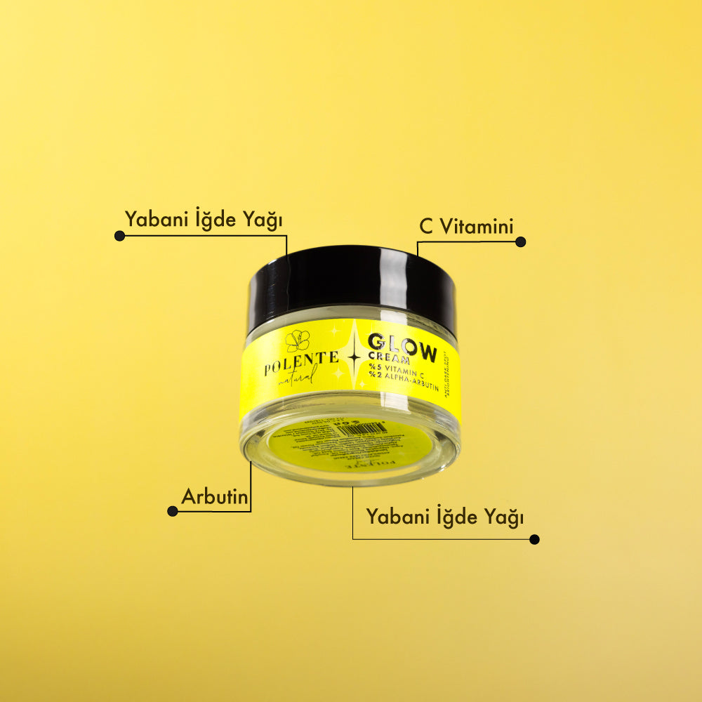 GLOW CREAM - Vitamin C & Arbutin İçeren Aydınlatıcı Leke Kremi (50 ml)
