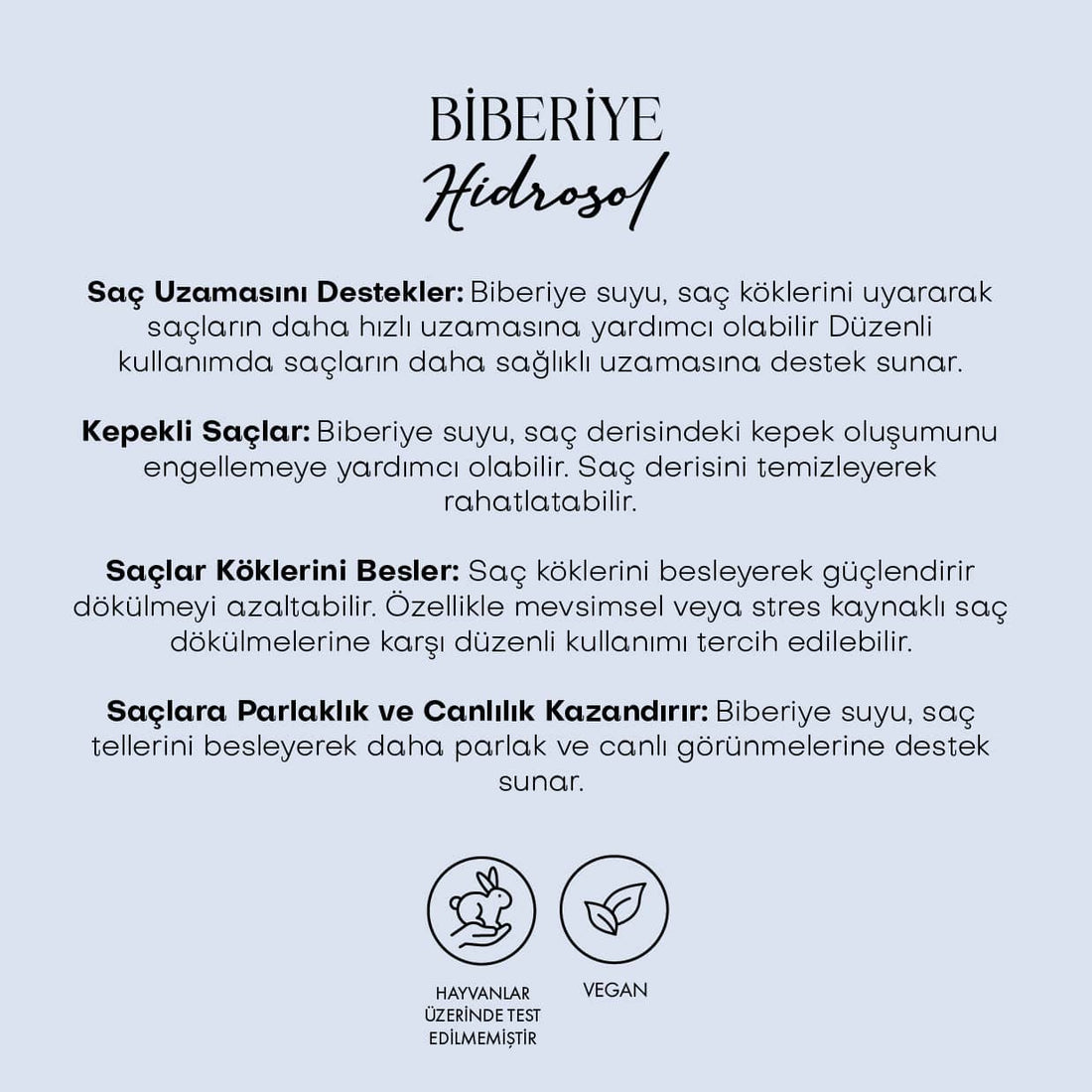 Biberiye Uçucu Yağı & Biberiye Suyu - %100 Saf Seri