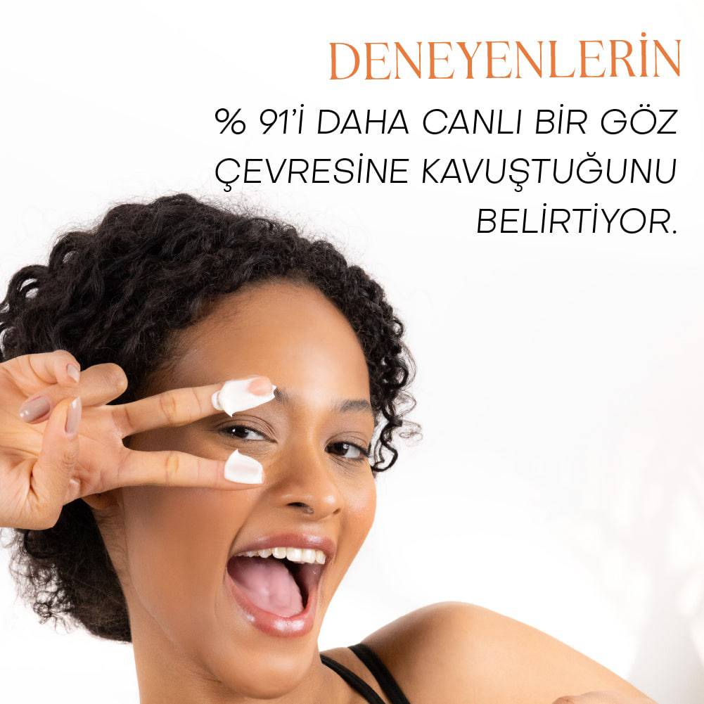 GLOW EYE CREAM- Vitamin C & Kafein İçeren Canlandırıcı Göz Kremi (20 ml)
