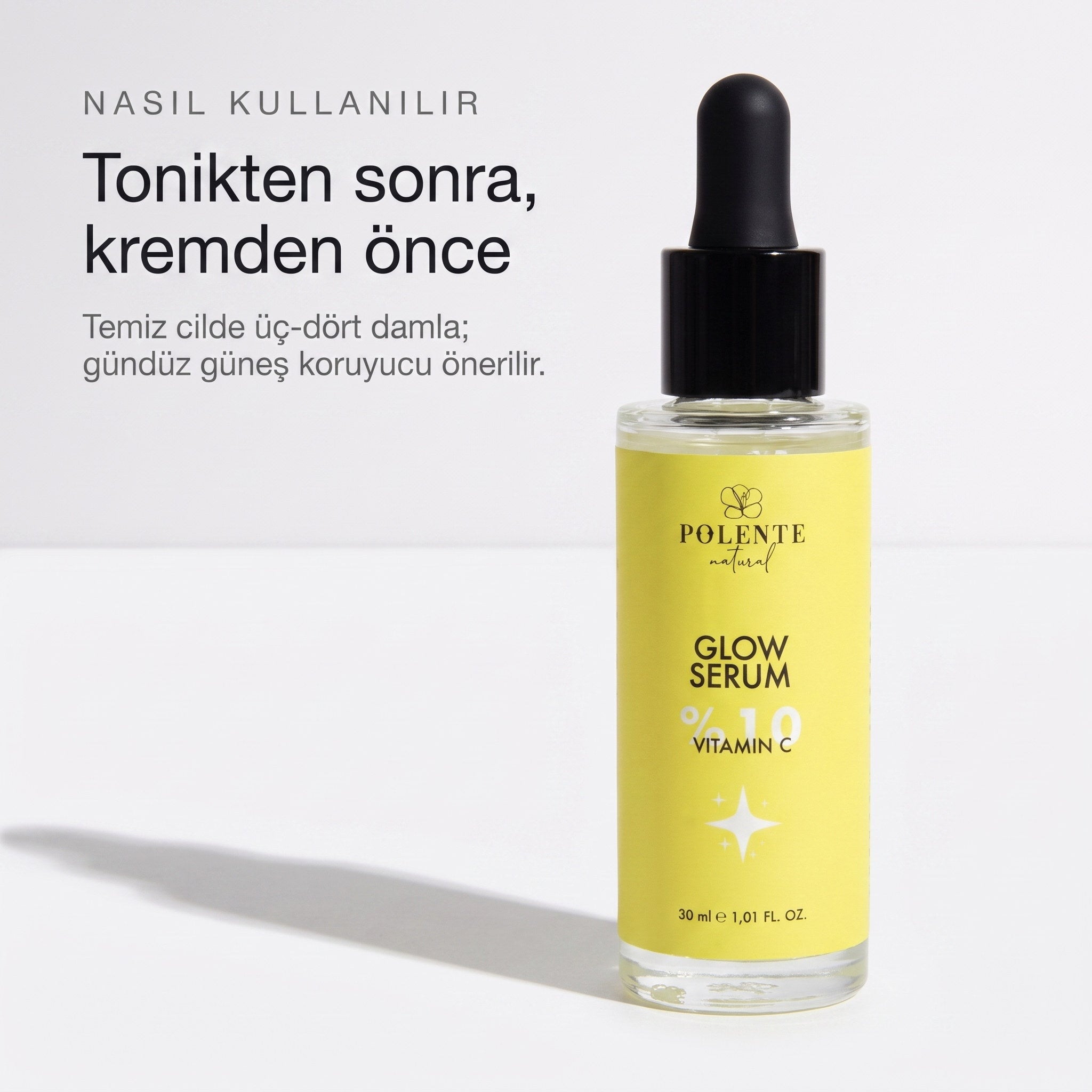 GLOW SERUM 30 ml — Tonikten sonra, kremden önce