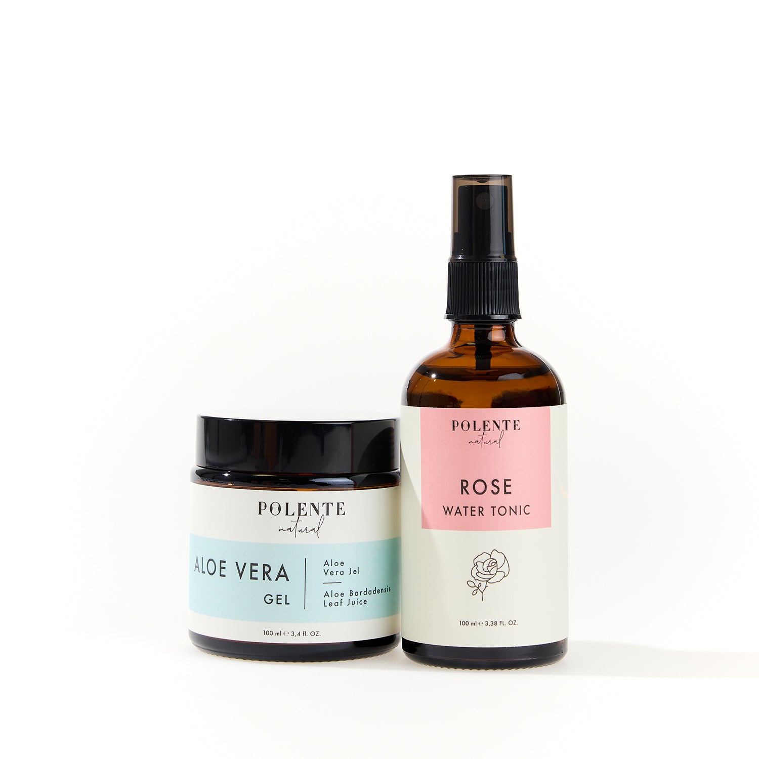 2 Özel Ürün Bir Arada - Aloe Vera Jel & Gül Suyu