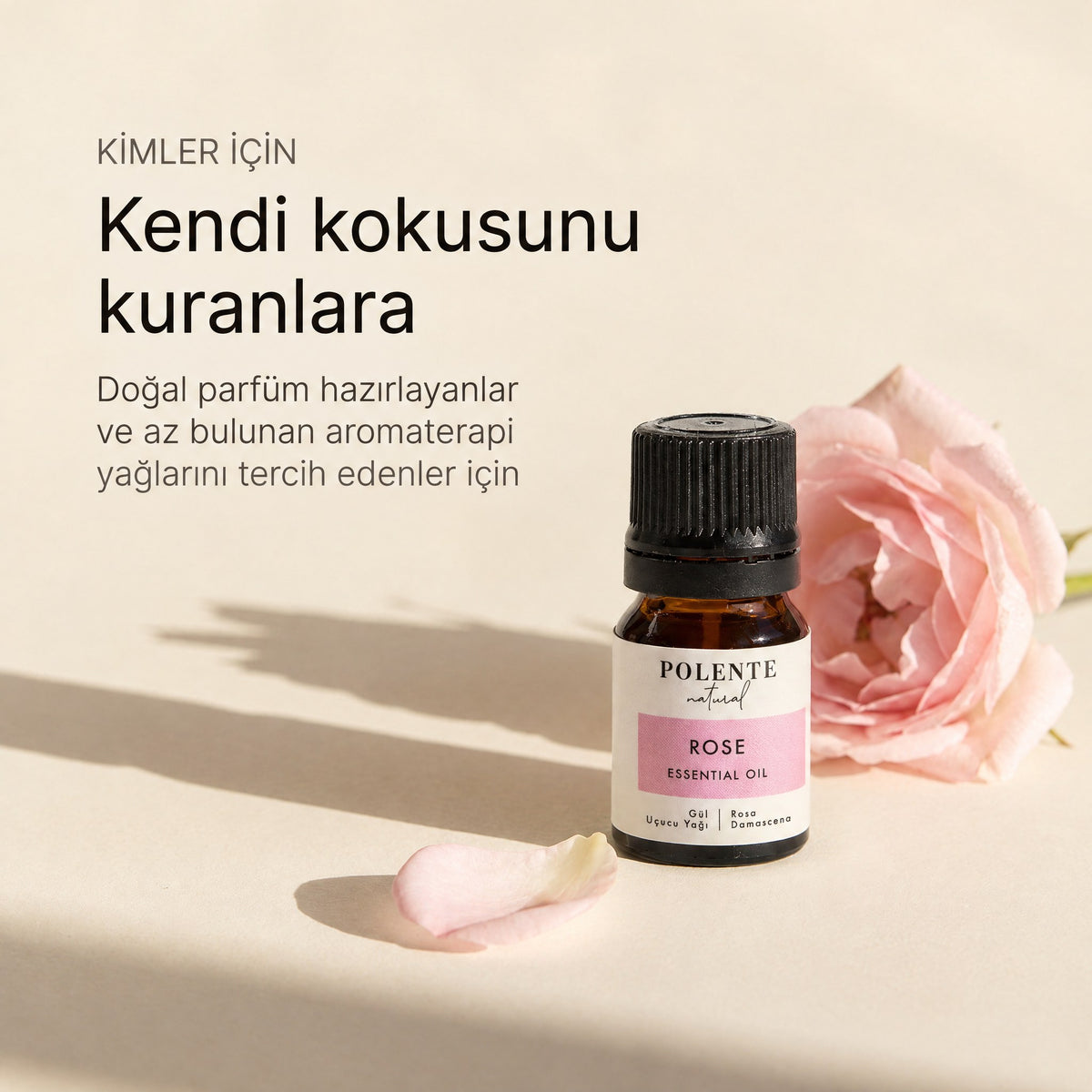 GÜL UÇUCU YAĞI 2,5 ml — doğal parfüm hazırlayanlar ve aromaterapi meraklıları için