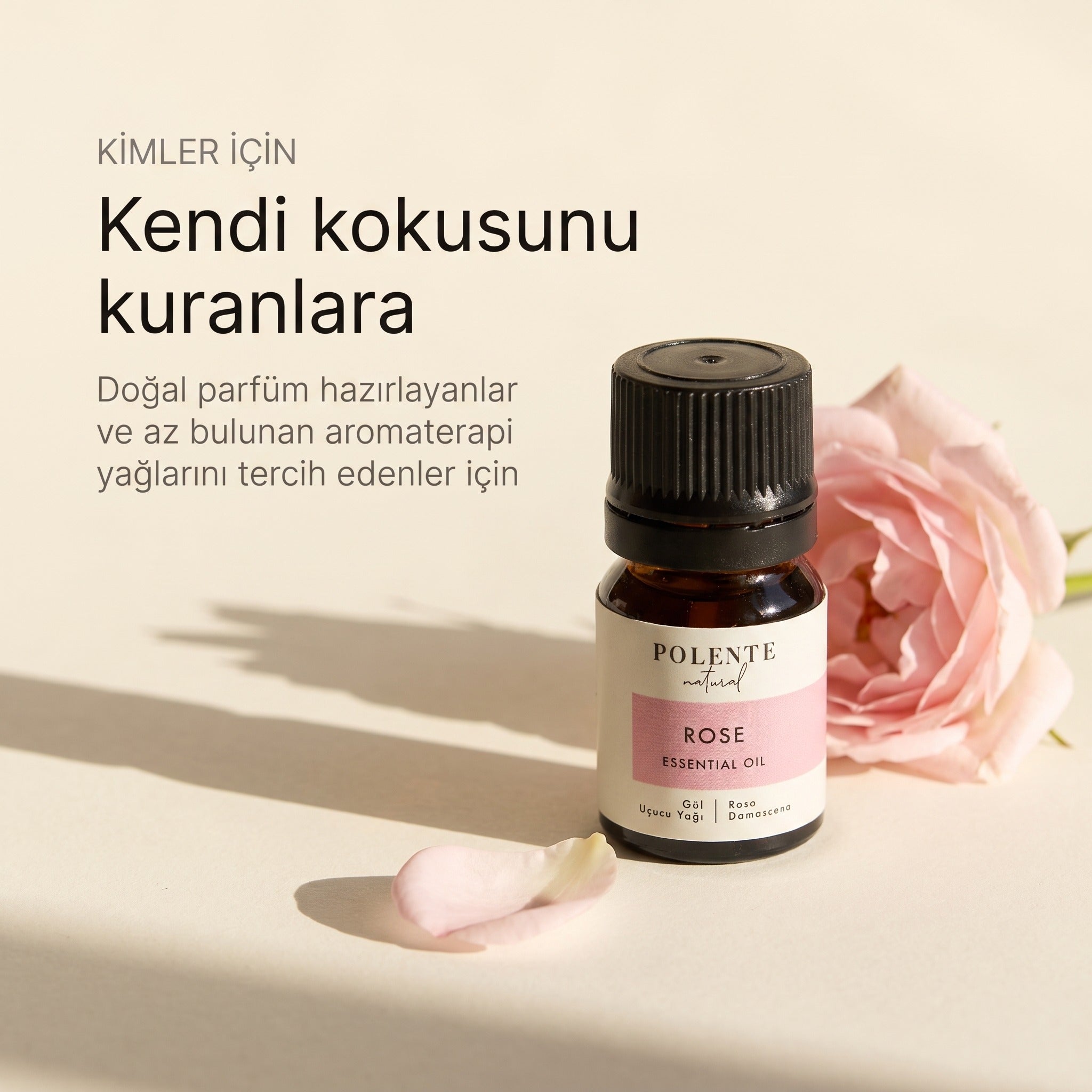 GÜL UÇUCU YAĞI 2,5 ml — doğal parfüm hazırlayanlar ve aromaterapi meraklıları için