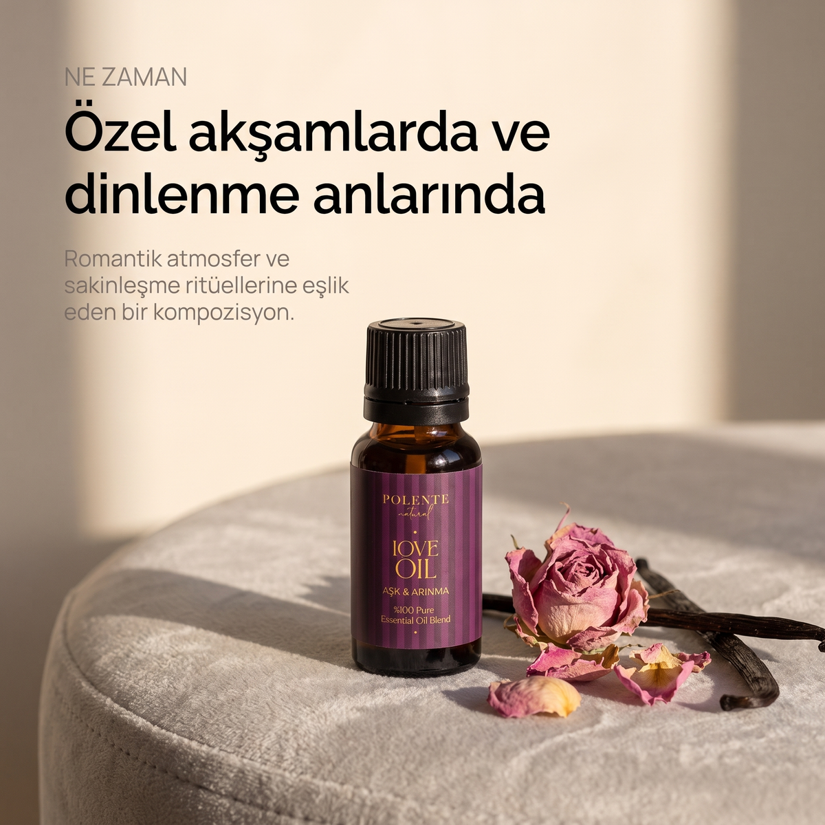 Aşk & Çekim Karışımı ne zaman kullanılır — özel akşamlar ve dinlenme anları