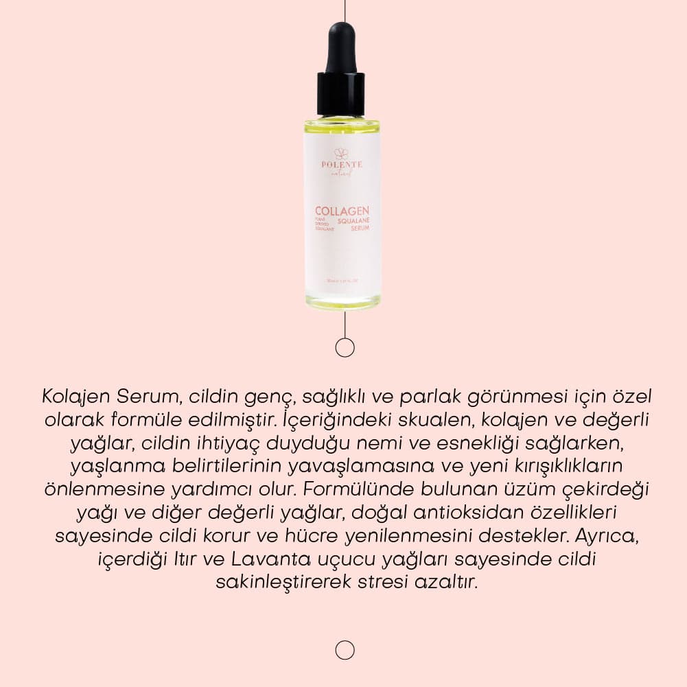 COLLAGEN & SQUALANE SERUM - Kırışıklık Karşıtı Kolajen Serum (30 ml)