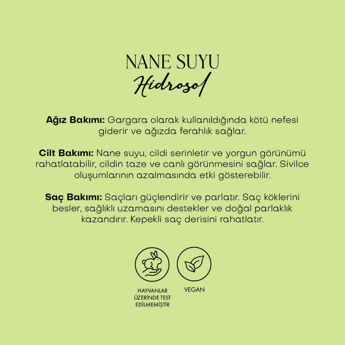 Nane Uçucu Yağı & Nane Suyu - %100 Saf Seri