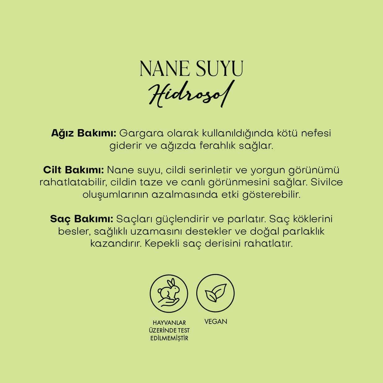 Nane Uçucu Yağı & Nane Suyu - %100 Saf Seri