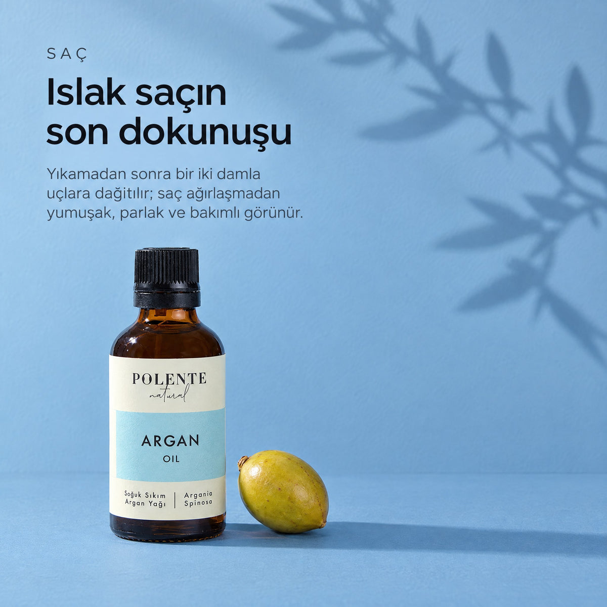 Argan Yağı 50 ml — ıslak saçın son dokunuşu
