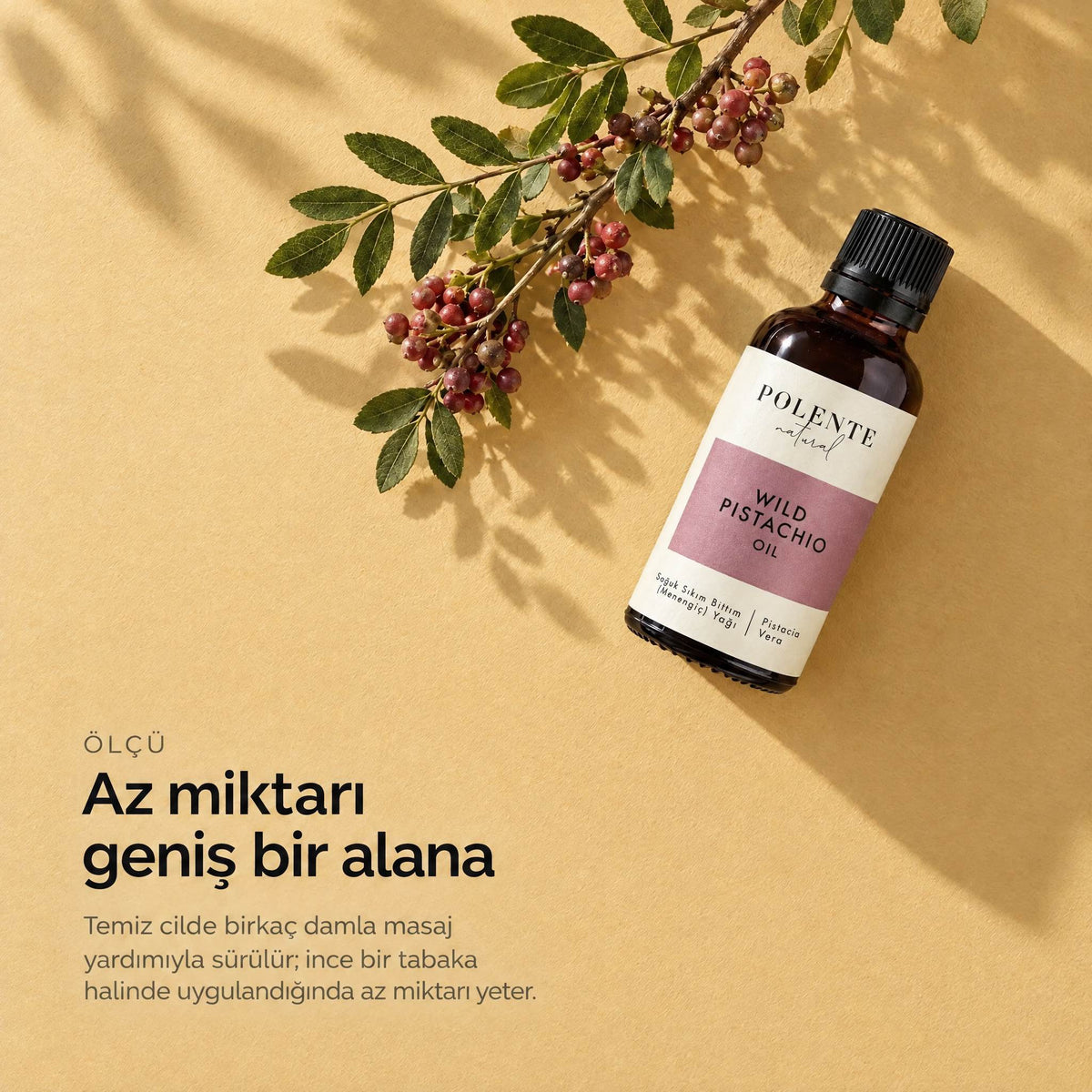 Bıttım (Menengiç) Yağı 50 ml — az miktarı geniş bir alana