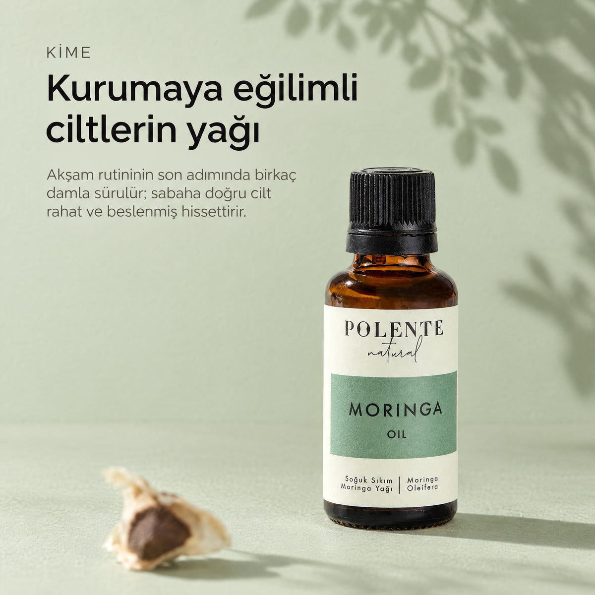 Moringa Yağı 30 ml — kurumaya eğilimli ciltlerin yağı