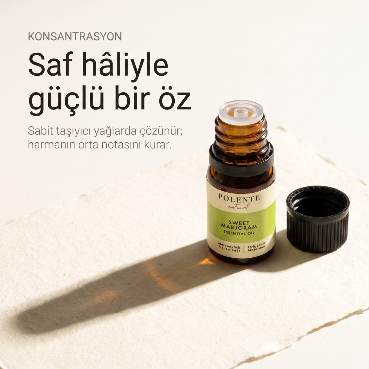 Saf hâliyle güçlü mercanköşk özü