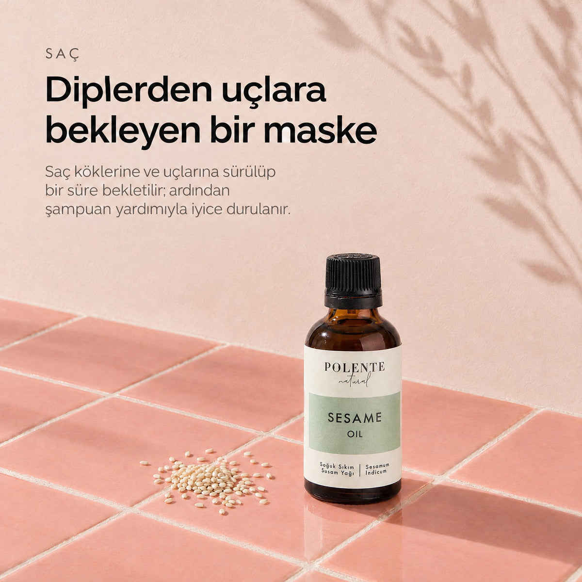 Susam Yağı 50 ml — diplerden uçlara bekleyen bir maske