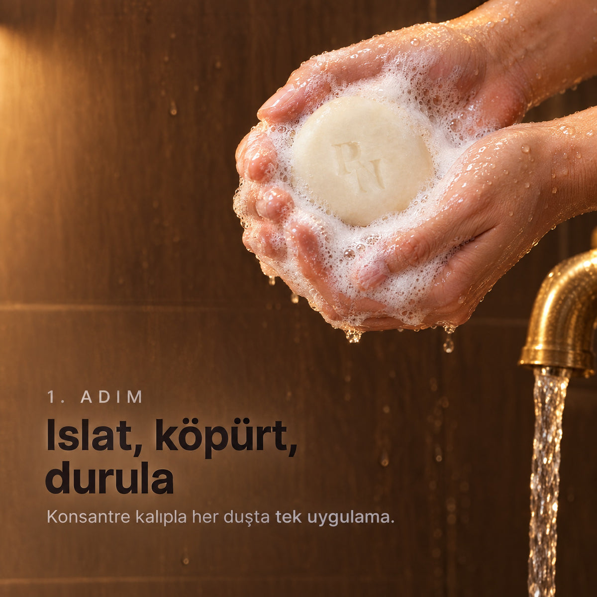 Yıpranmış Saçlar İçin Süper Bakım Seti — 1. adım: ıslat, köpürt, durula