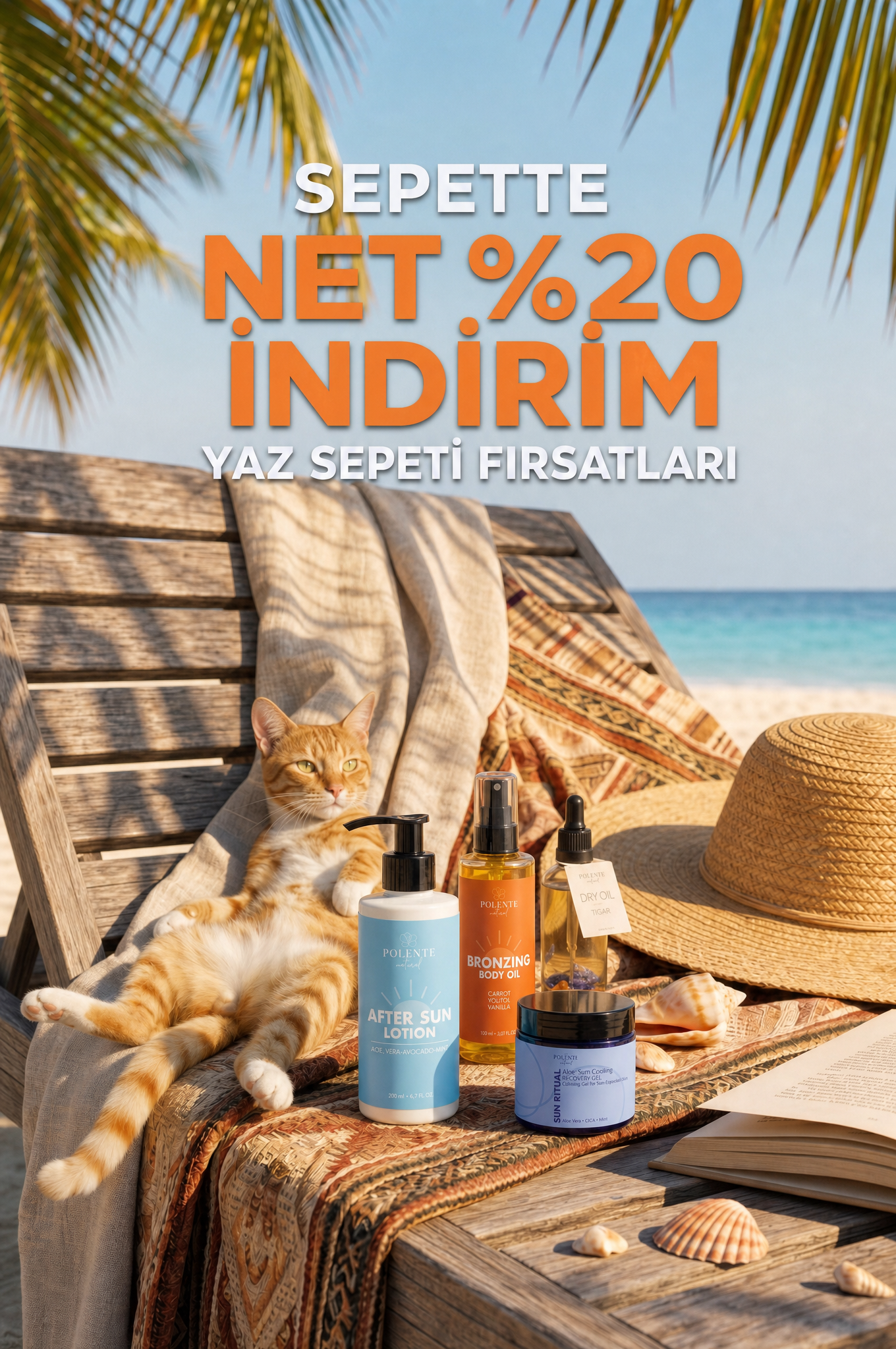 polente natural yaz sepeti indirimi
