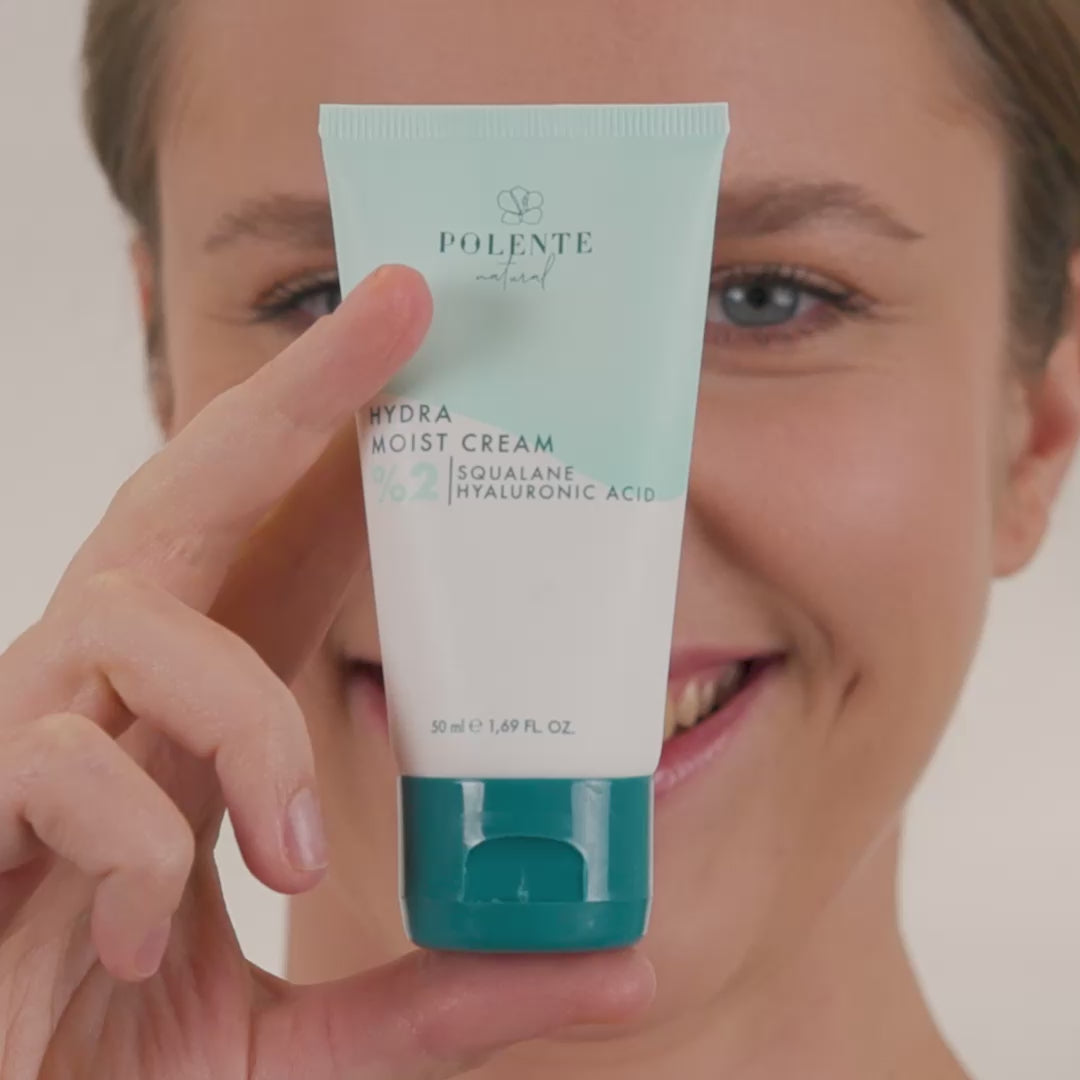 HYDRA MOIST CREAM - Hyalüronik Asit & Skualen İçeren Nemlendirici Krem (50 ml)