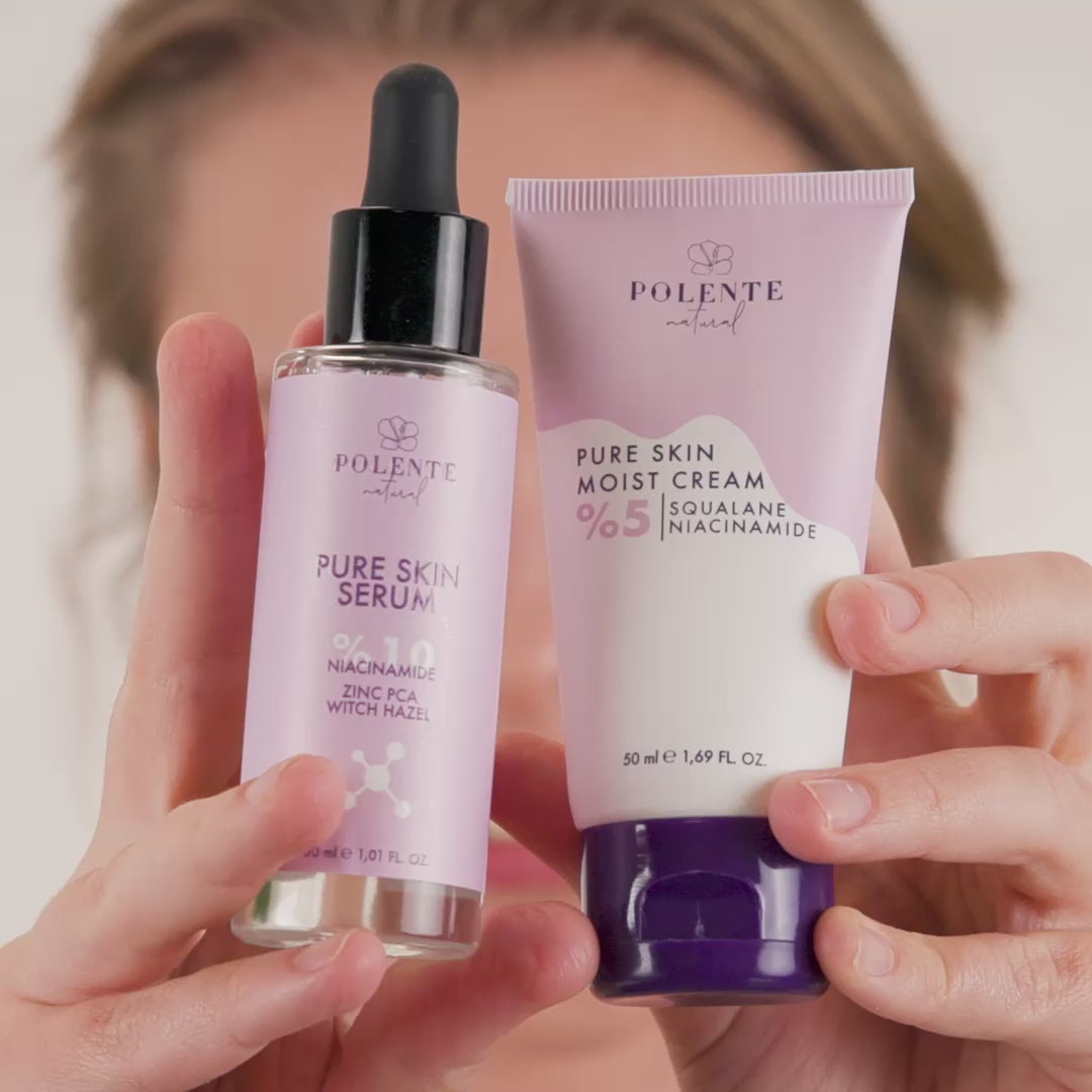 PURE SKIN SERİSİ - Akne, Gözenek, Siyah Nokta Karşıtı Bakım Seti