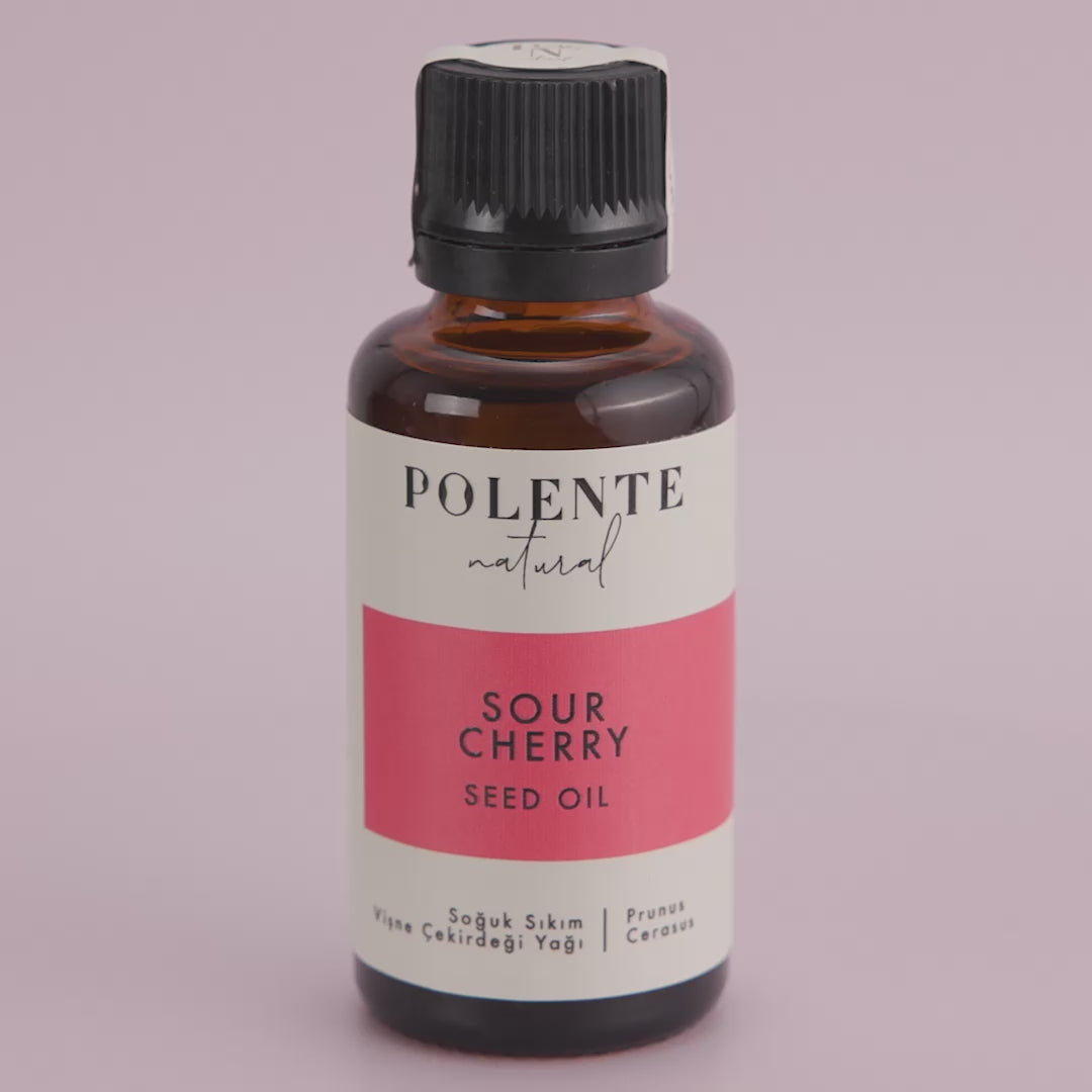 Vişne Çekirdeği Yağı - Soğuk Sıkım (30 ml)