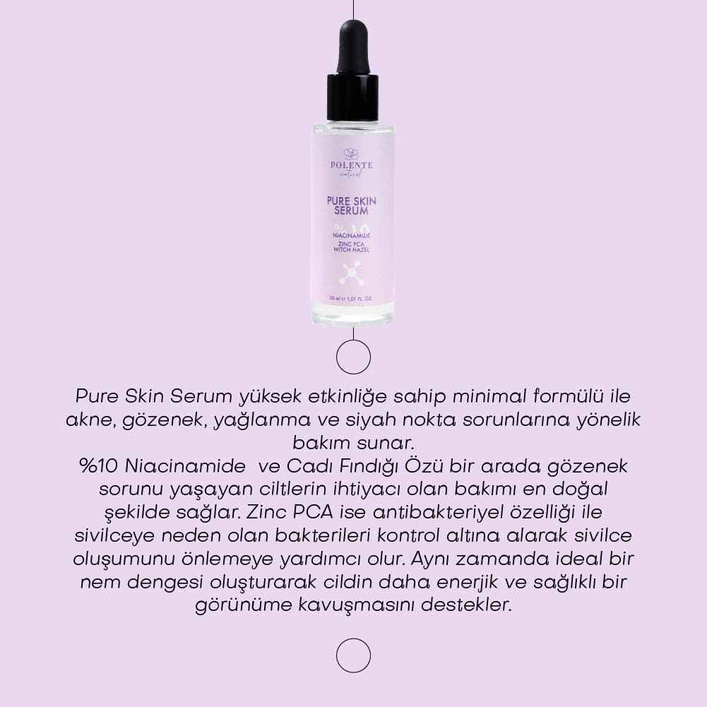 Pure Skin Serum INCI etiketi ve içerik listesi detayı