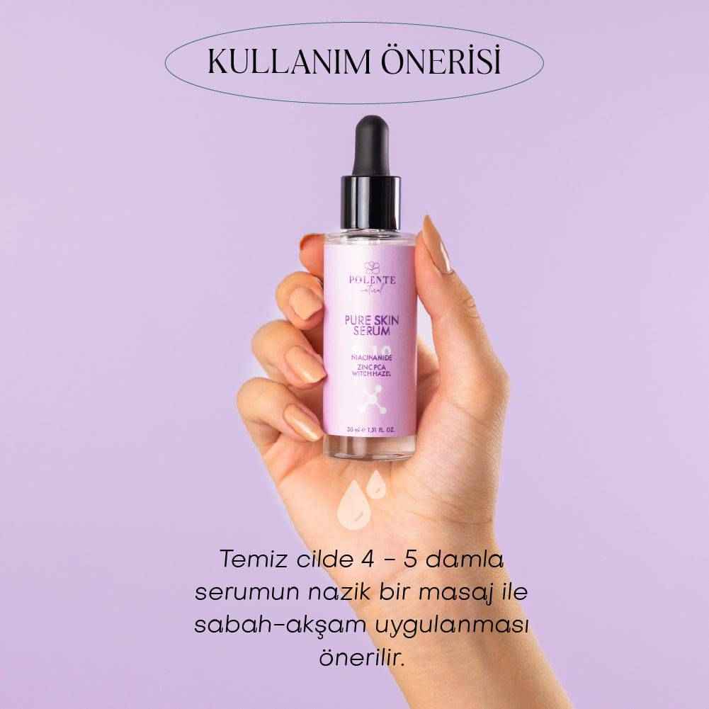 Pure Skin Serisi Serum kompozisyon çekimi