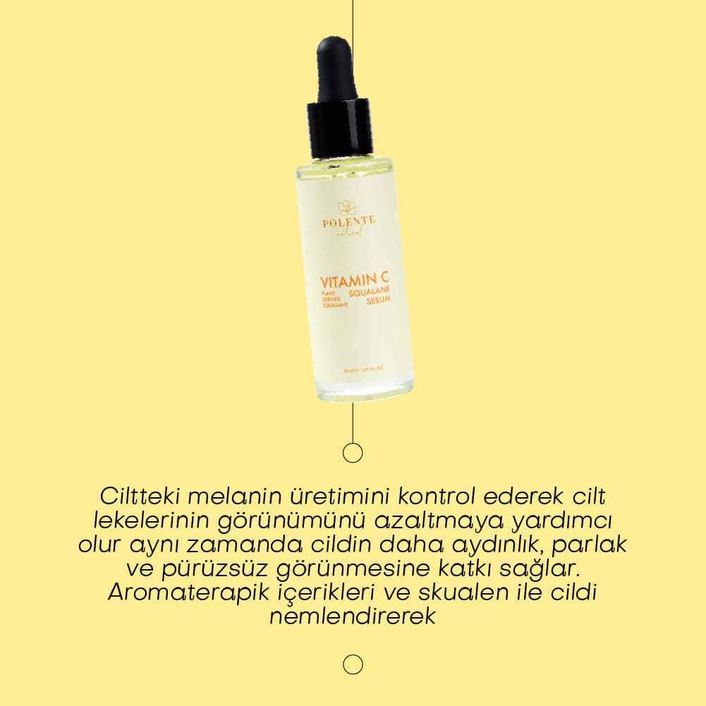 C Vitamini & Squalane Serum INCI etiketi ve içerik listesi detayı