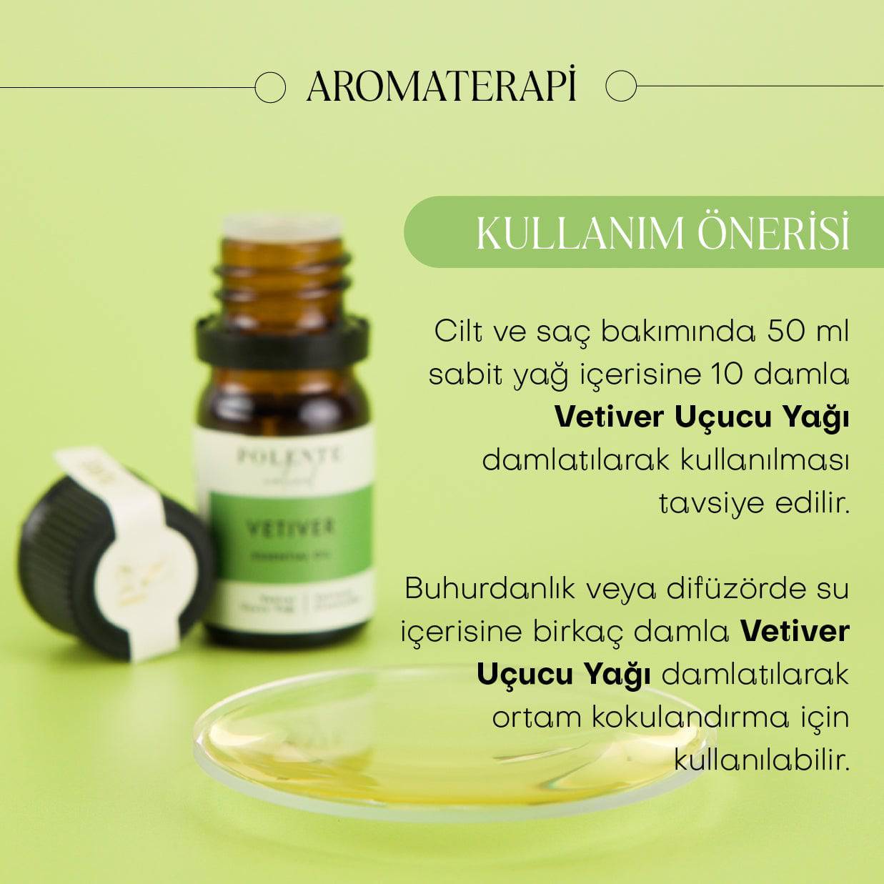 Vetiver Uçucu Yağı (5 ml)