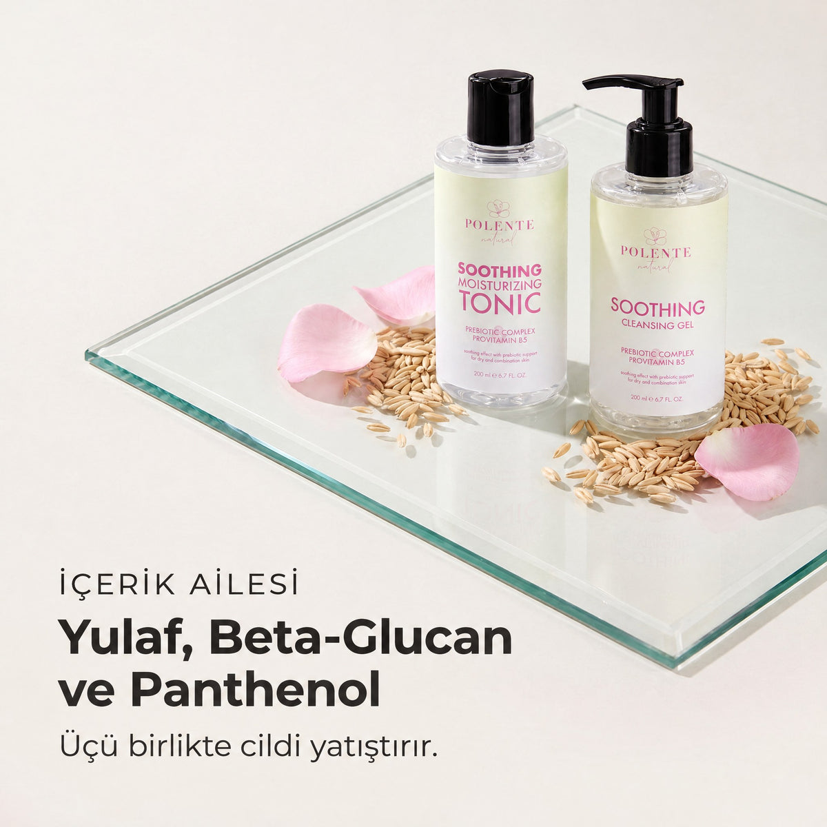 Yatıştırıcı Cilt Temizleme Seti — Yulaf, Beta-Glucan ve Panthenol