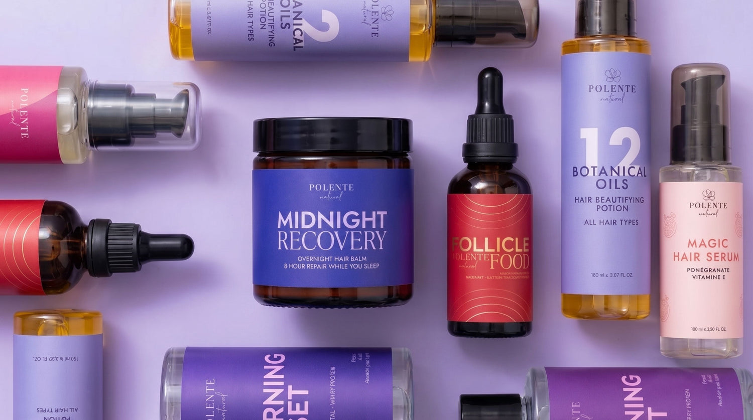 Saç Sağlığı ve Hedefli Bakım kategorisi — Follicle Food, Midnight Recovery, biberiye serumu saç problemlerine yönelik bakım ürünleri