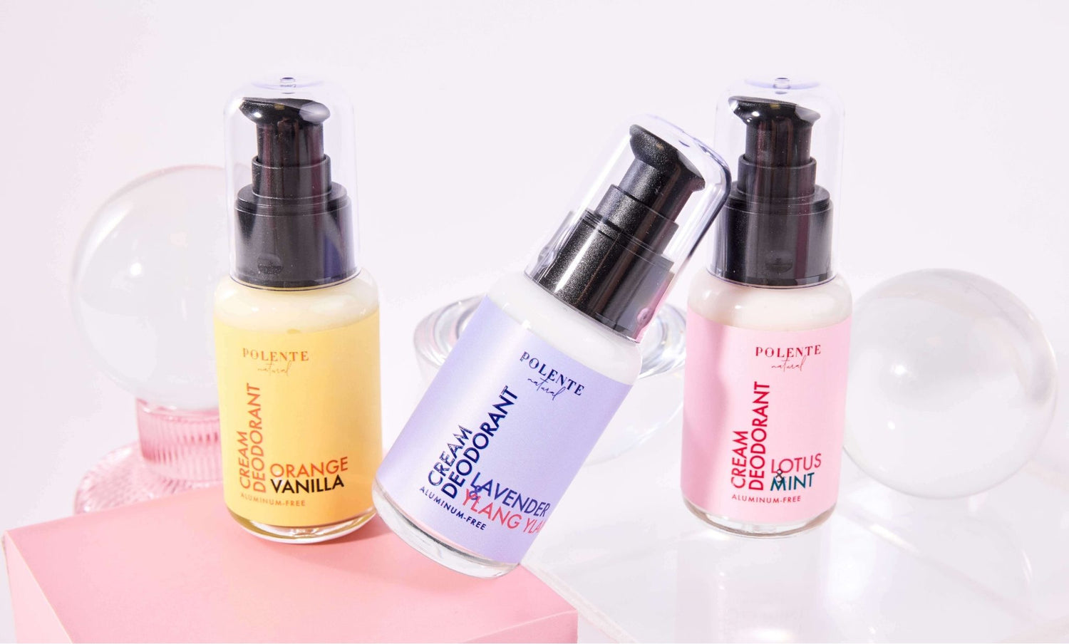 Krem Deodorant kategorisi — alüminyum tuzları içermeyen Shea bazlı doğal krem deodorantlar koleksiyonu