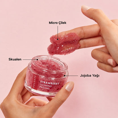Squalane Canlandırıcı Peeling ve serisi ürünleri kompozisyon çekimi