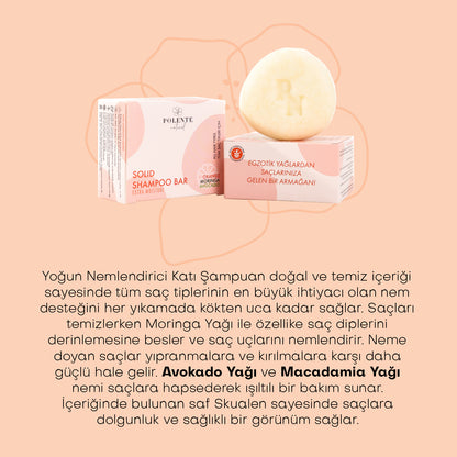 Intensive Moisturizing Solid Shampoo / All Hair Types (110 gr)