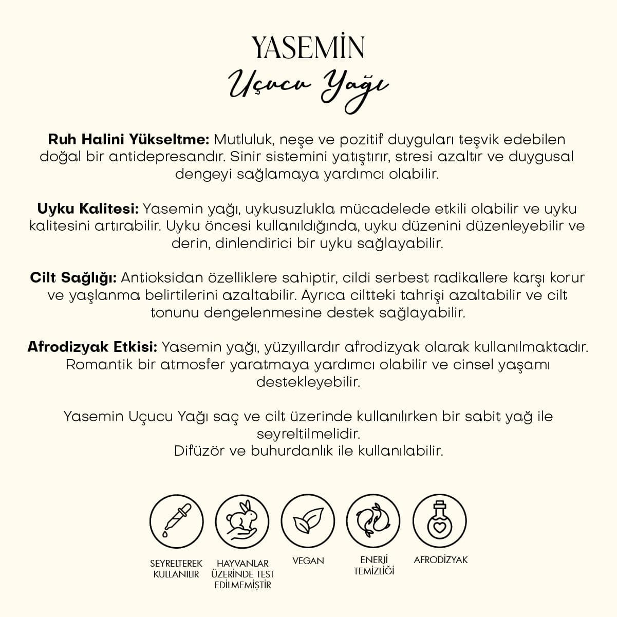 Yasemin Uçucu Yağı (5 ml)